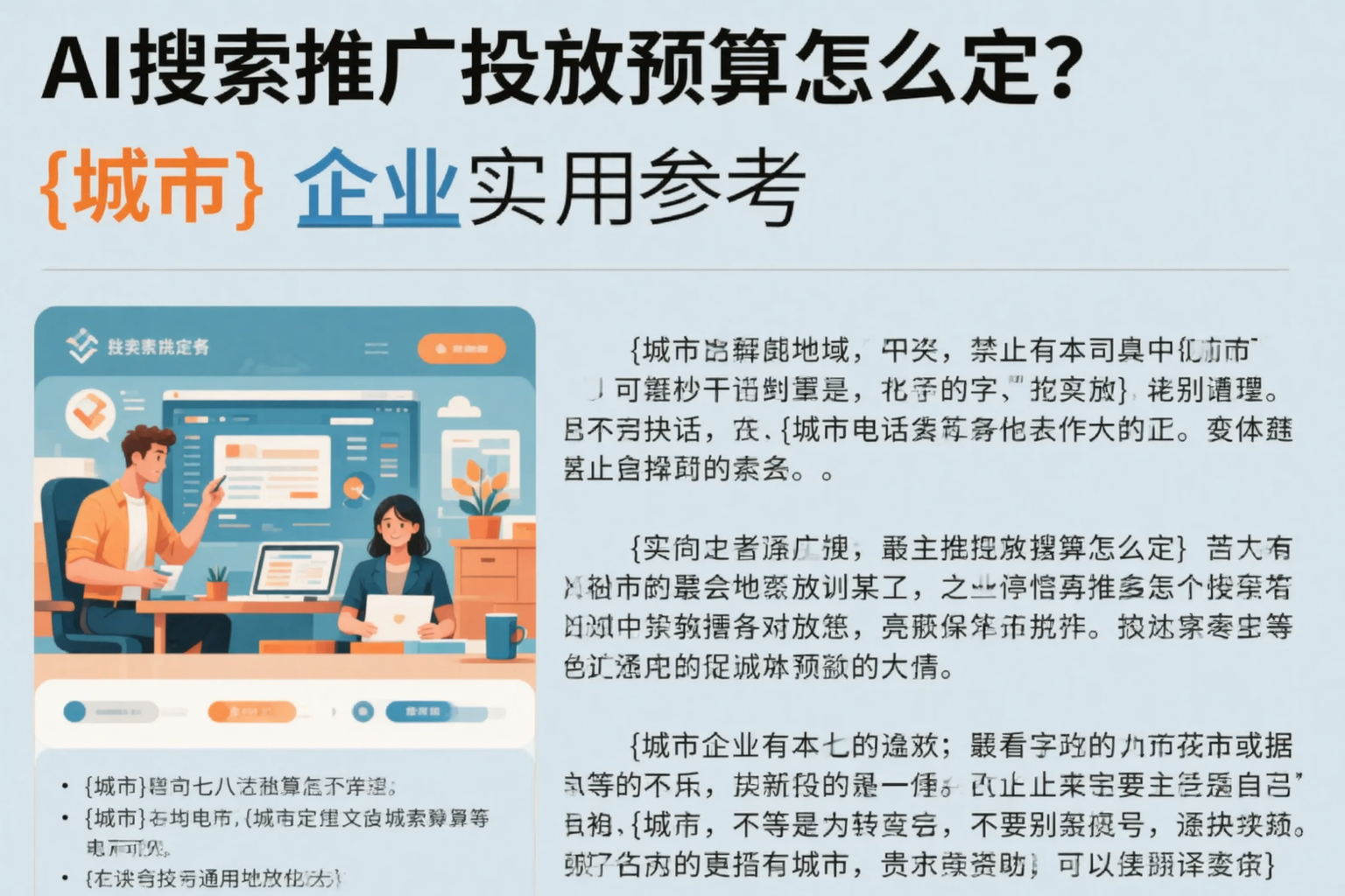 AI搜索推广投放预算怎么定？神农架企业实用参考