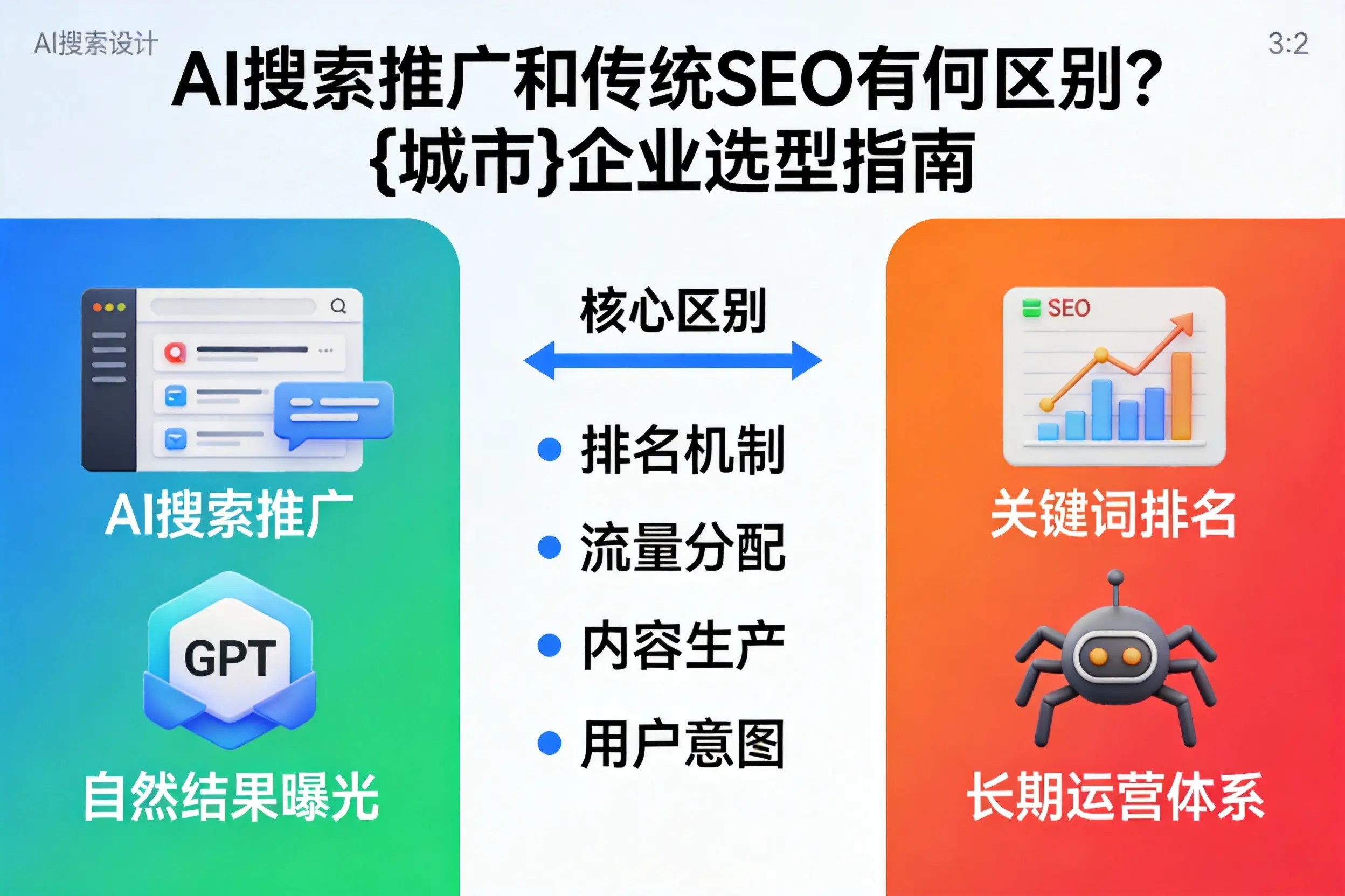 AI搜索推广和传统SEO有何区别？神农架企业选型指南