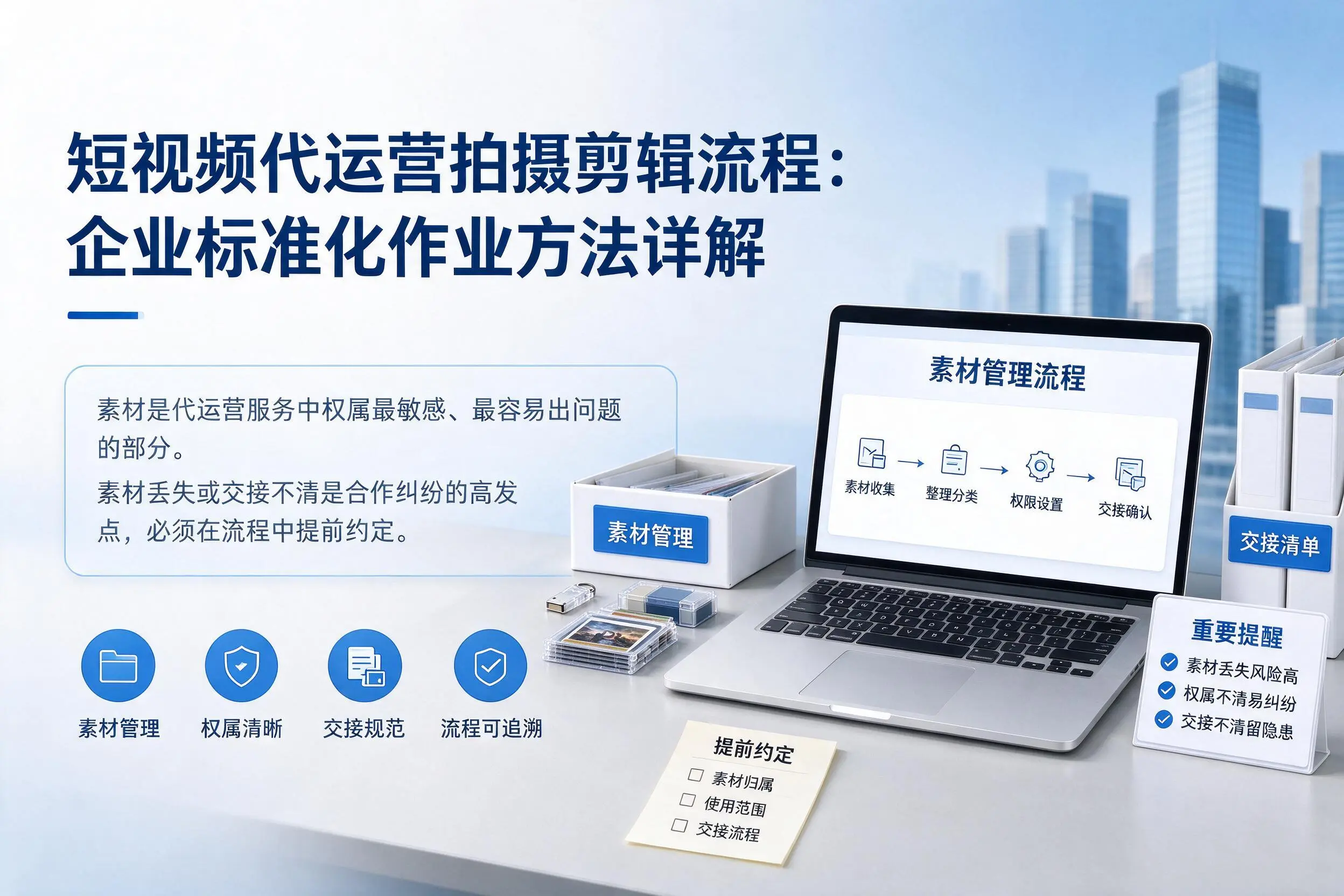 短视频代运营拍摄剪辑流程:神农架企业标准化作业方法详解