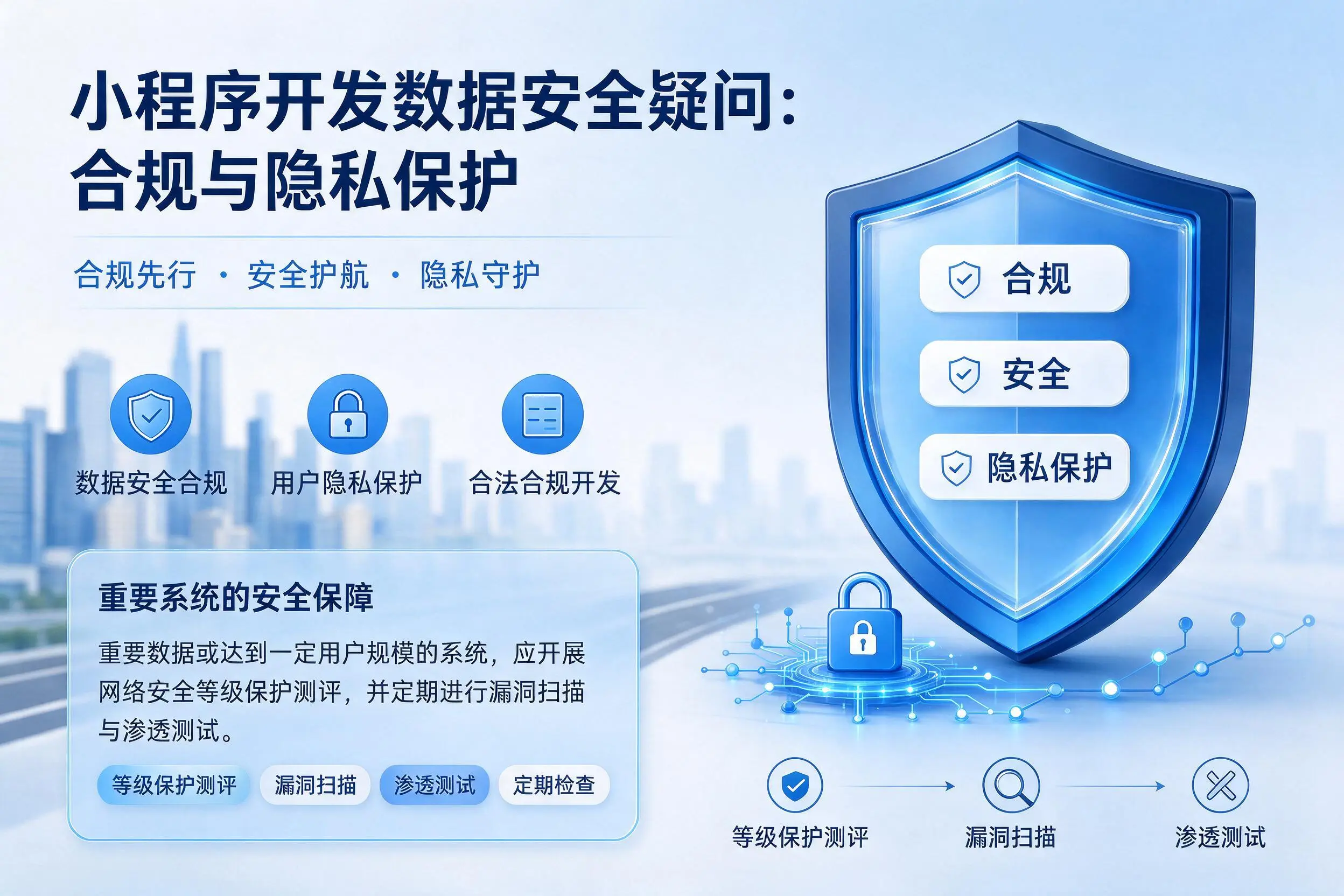 神农架小程序开发数据安全疑问：合规与隐私保护